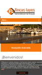 Mobile Screenshot of fincaslayes.com